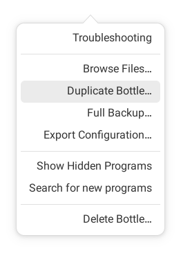 Duplicate Bottle